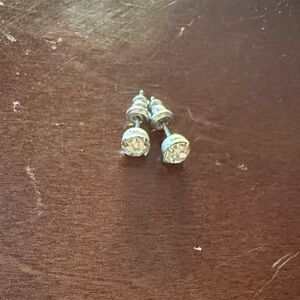 Elegant Silver Stud Earrings